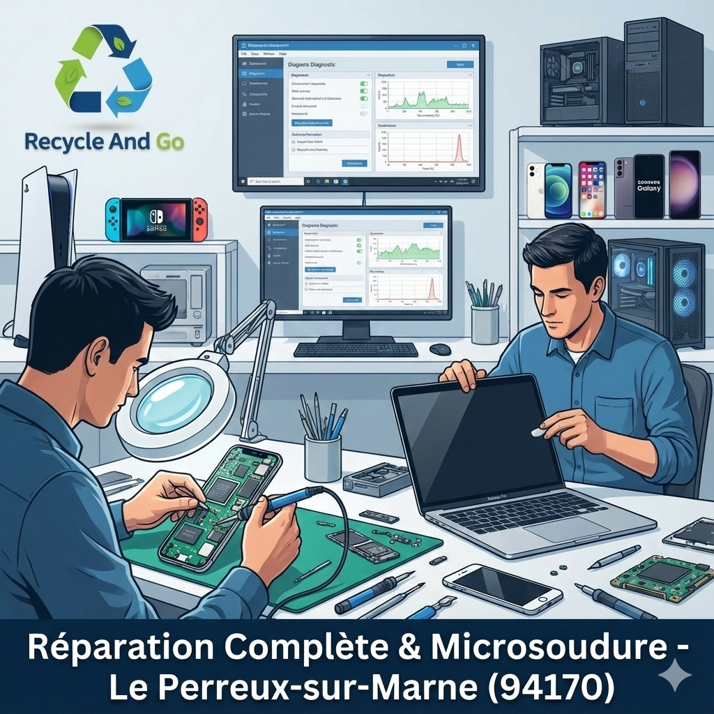 Réparation Complète d'Appareils Électroniques : Microsoudure, Pièces, Logiciel – Votre Expert Local au Perreux-sur-Marne (94170)