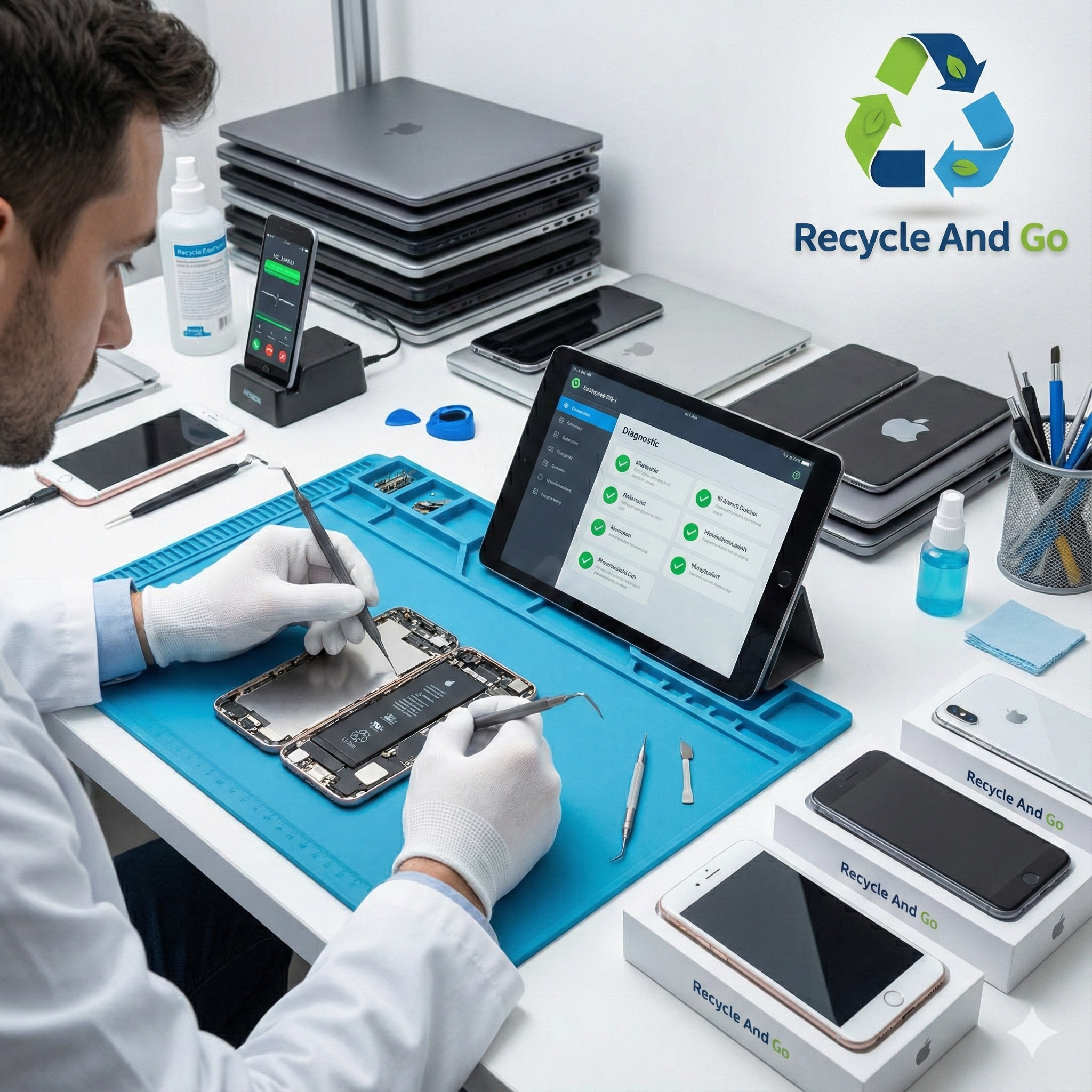 De la Reprise à la Vente, le Voyage d'un Appareil Reconditionné chez Recycle and Go