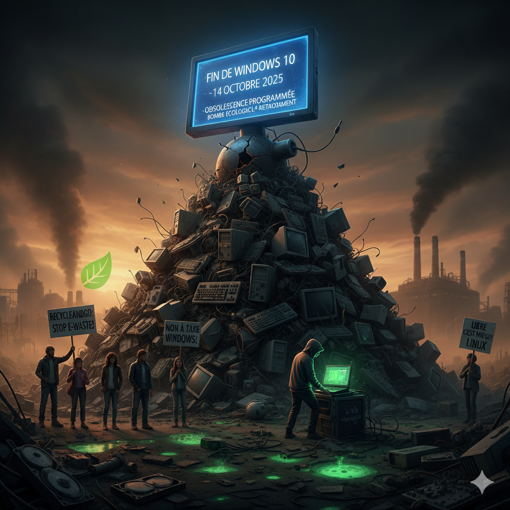 Fin de Windows 10 : La Bombe à Retardement Écologique